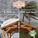 12x10 Norwood Gazebo - Image 3