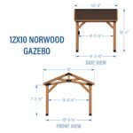 12x10 Norwood Gazebo - Image 2